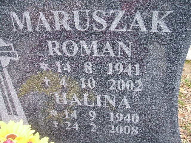 Roman Maruszak 1941 Wodzisław Śląski - Grobonet - Wyszukiwarka osób pochowanych