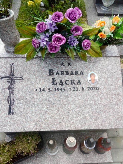 Barbara ŁĄCKA 1943 Wodzisław Śląski - Grobonet - Wyszukiwarka osób pochowanych