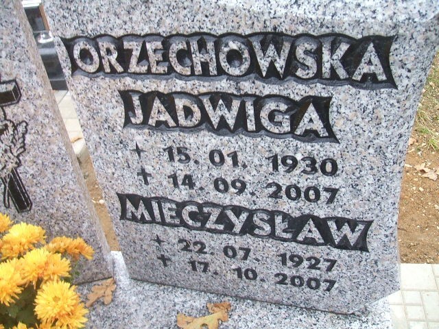 Jadwiga Orzechowska 1930 Wodzisław Śląski - Grobonet - Wyszukiwarka osób pochowanych