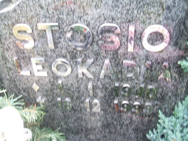Leokadia Stosio 1940 Wodzisław Śląski - Grobonet - Wyszukiwarka osób pochowanych