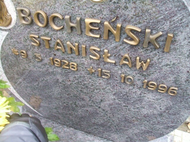 Stanisław Bocheński 1928 Wodzisław Śląski - Grobonet - Wyszukiwarka osób pochowanych