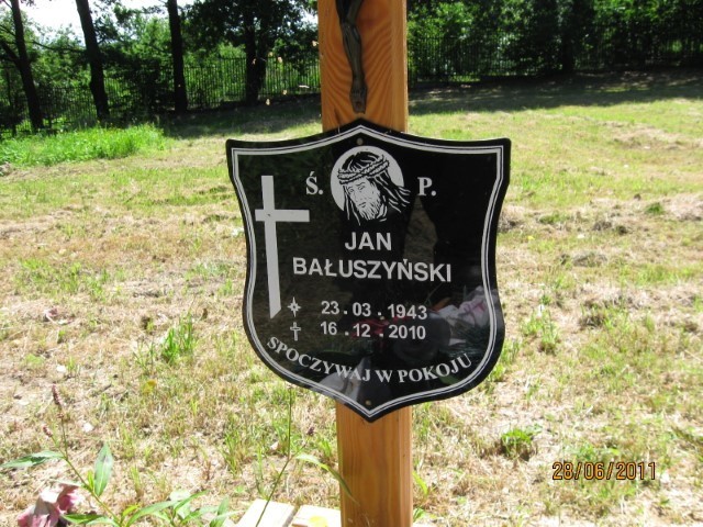 Jan Bałuszyński 1942 Wodzisław Śląski - Grobonet - Wyszukiwarka osób pochowanych