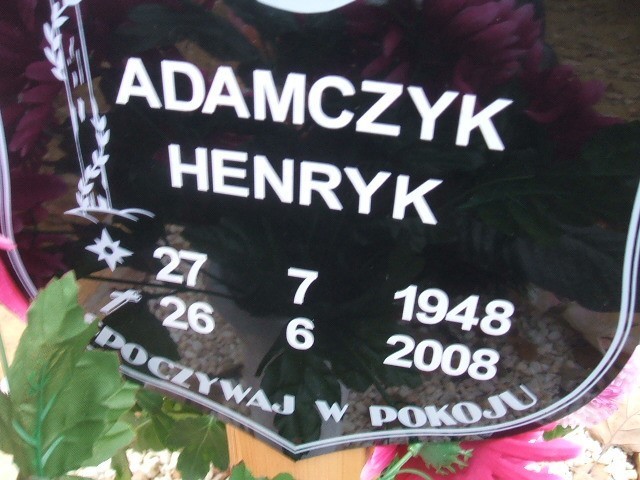 Henryk Adamczyk 1948 Wodzisław Śląski - Grobonet - Wyszukiwarka osób pochowanych
