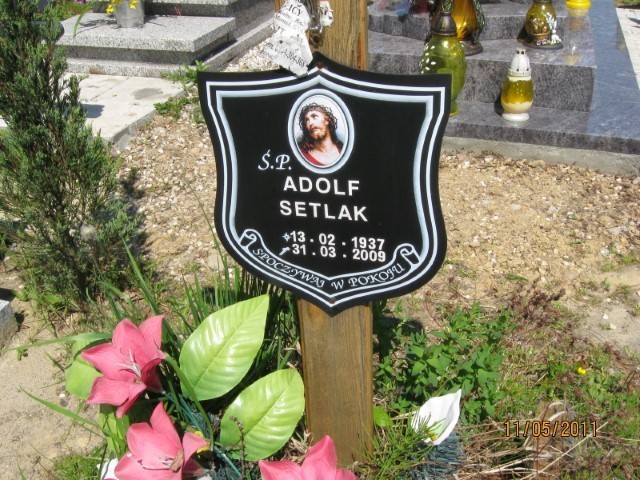 Adolf Setlak 1937 Wodzisław Śląski - Grobonet - Wyszukiwarka osób pochowanych