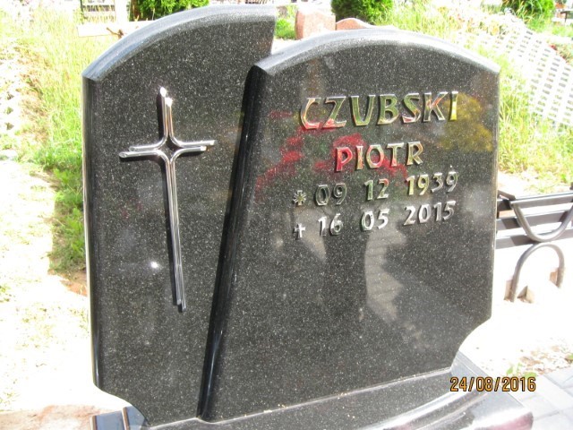 Piotr Czubski 1939 Wodzisław Śląski - Grobonet - Wyszukiwarka osób pochowanych