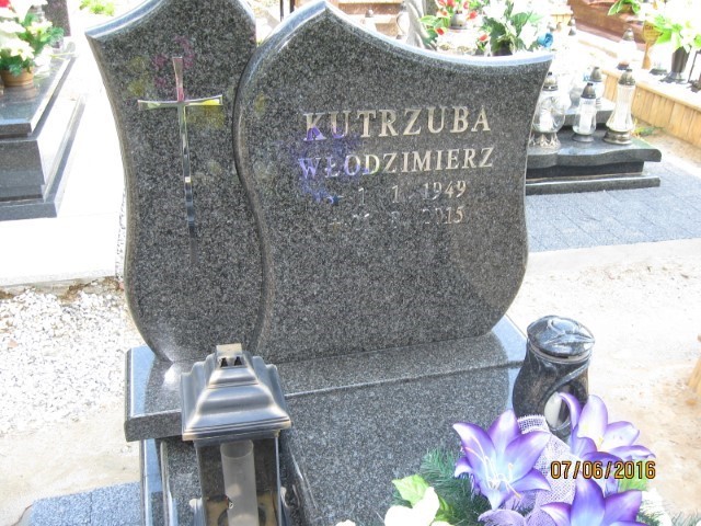 Włodzimierz Kutrzuba 1949 Wodzisław Śląski - Grobonet - Wyszukiwarka osób pochowanych