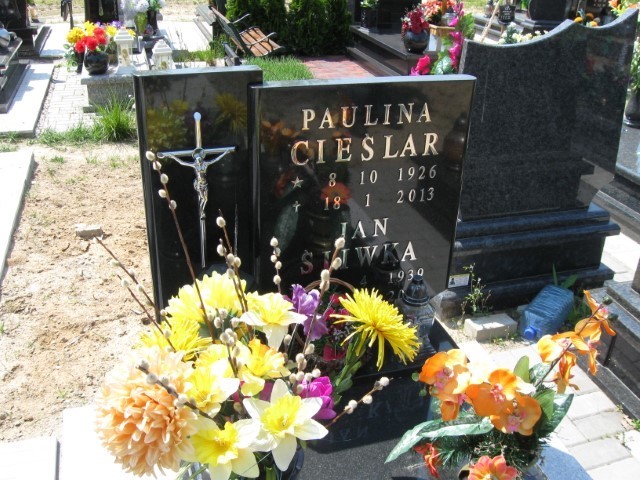 Paulina Cieślar 1926 Wodzisław Śląski - Grobonet - Wyszukiwarka osób pochowanych